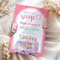 Colourful Pink Ice Cream Truck Here's The Scoop