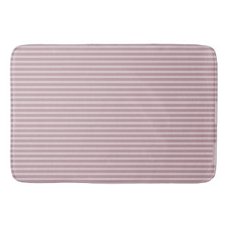 Colourful Pink Striped Bathroom  Bath Mat
