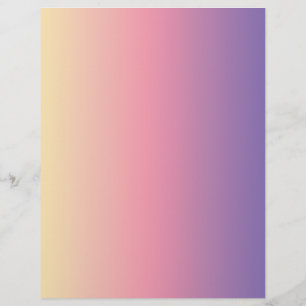 Colourful Pink Sunset Gradient Scrapbook Paper