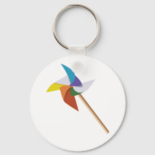 Colourful Pinwheel Keychain