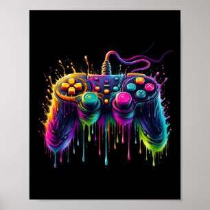 Colourful Pion For Gaming Gamer Graphic Design 2 Poster