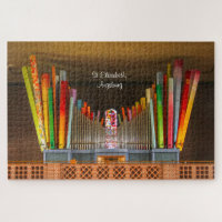 Colourful pipe organ in Augsburg puzzle