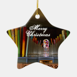 Colourful pipe organ ornament