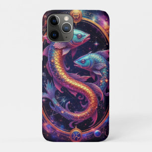 Colourful Pisces Zodiac Symbol iPhone 11 Pro Case