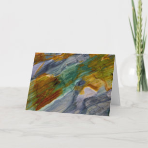 Colourful Piute Jasper Card
