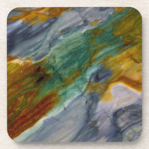 Colourful Piute Jasper Coaster