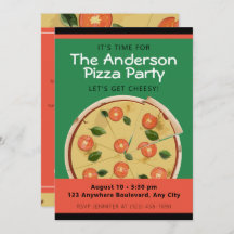 Colourful Pizza Party