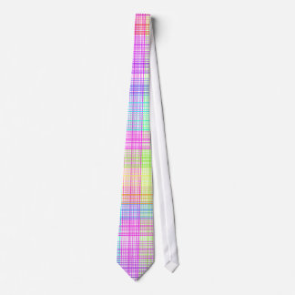 Colourful Plaid Pattern Tie