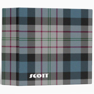 Colourful Plaid School Binder