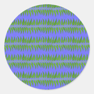 Colourful Plain Patterns - Customize own text Classic Round Sticker