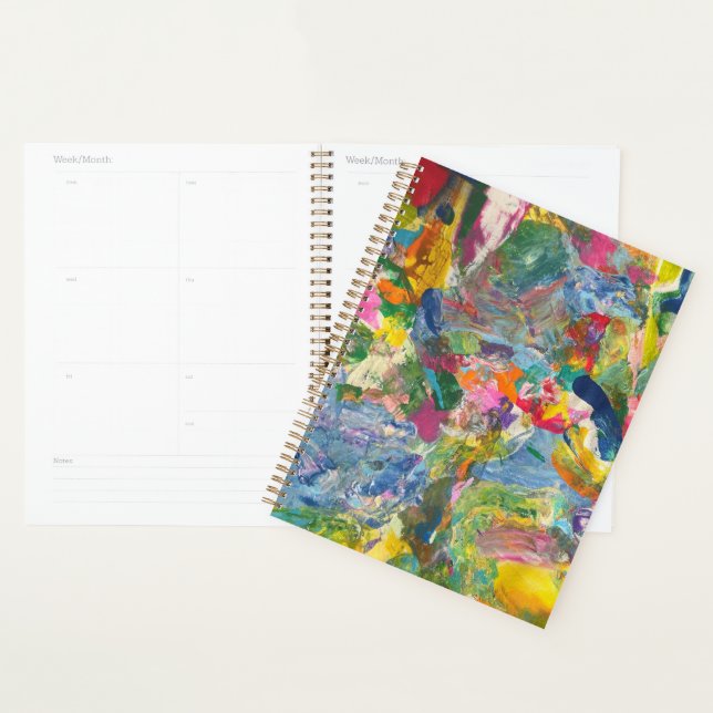 Colourful Planner Aesthetic Agenda Book Organizer (Display)