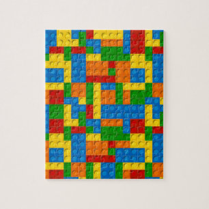 colourful plastic blocks jigsaw puzzle