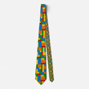 colourful plastic blocks tie