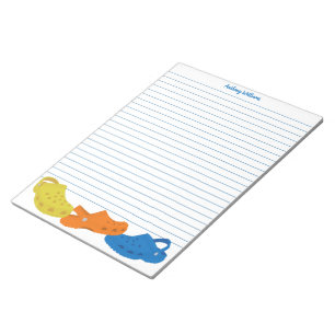 Colourful Plastic Shoes Personalized Writing Paper Notepad