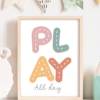 Colourful Play All day Nursery Kids Room