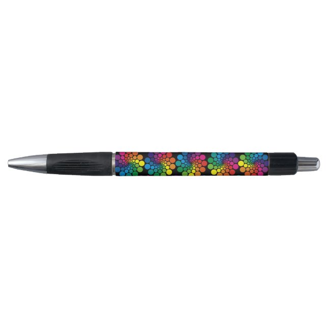 Colourful Points & Circle Pattern + your backgroun Pen (Front)