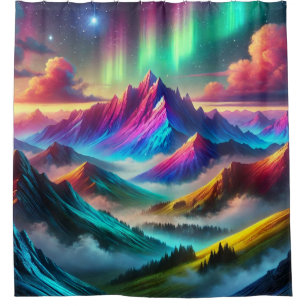 Colourful Pointy Mountains