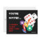 Colourful Poker Chips Vegas Casino Night Invitatio