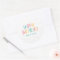 Colourful polka dot happy birthday