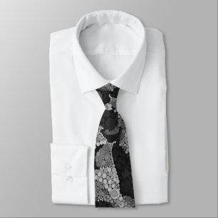 Colourful polka dot pattern tie