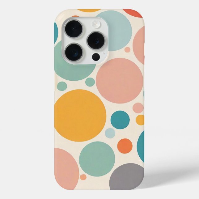 Colourful Polka Dots Case-Mate iPhone Case (Back)