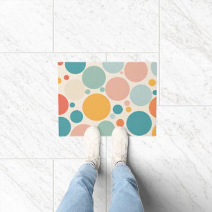 Colourful Polka Dots Doormat