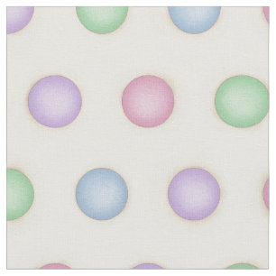 Colourful Polka Dots in Distressed Pastels (medium Fabric
