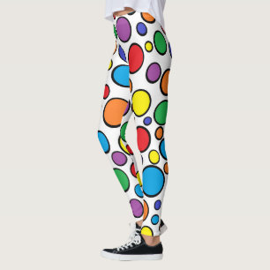 Colourful Polka Dots Leggings