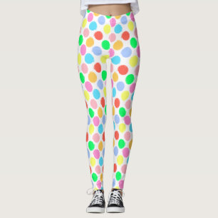 Colourful Polka Dots Leggings
