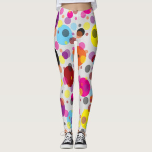 Colourful Polka Dots Leggings