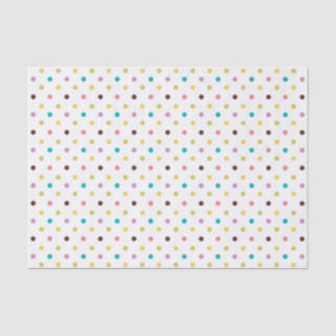 Colourful Polka Dots Pattern Tissue Paper