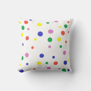 Colourful Polka Dots Pillow