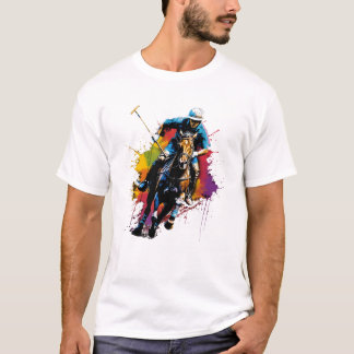 Colourful Polo player Boy on Mens Polo Equestrian
