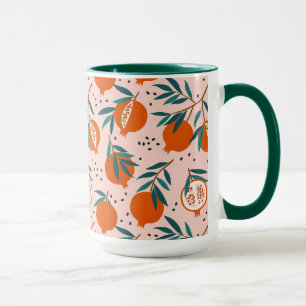Colourful Pomegranate Pattern Mug