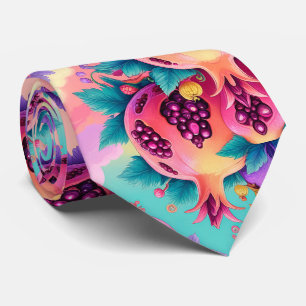 Colourful Pomegranate Tie