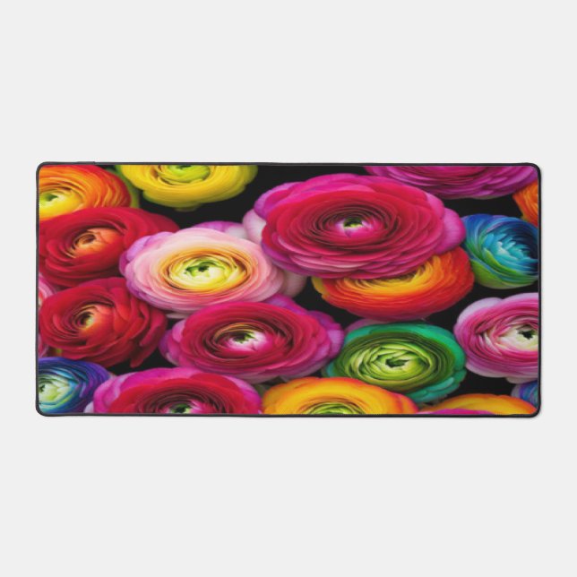 Colourful Ponies - Desk Mat (Front)