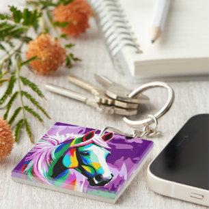 Colourful Pony Keychain