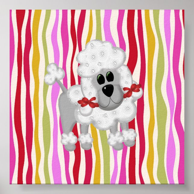 Colourful Poodle Colossal Poster (Front)