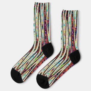 Colourful Pop Art Crazy Socks