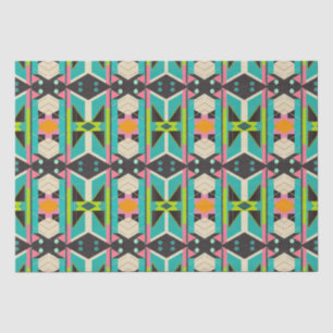 Colourful Pop Art Deco Abstract Modern Geometric Tissue Paper