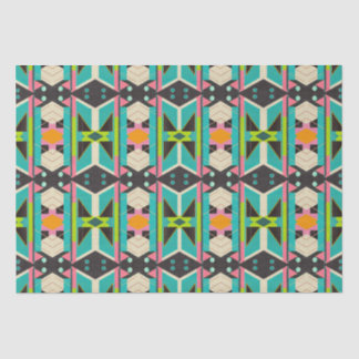 Colourful Pop Art Deco Abstract Modern Geometric Tissue Paper