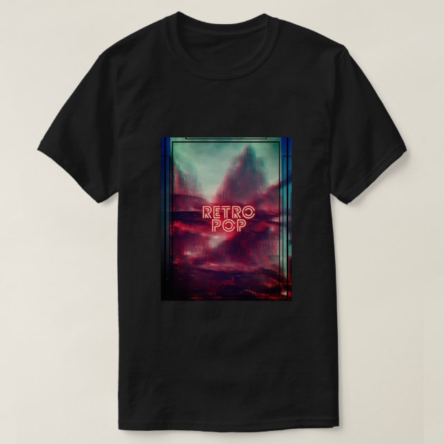 Colourful Pop Art Explosion T-Shirt (Design Front)