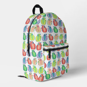 Colourful Pop Art Guinea Pig Pattern Printed Backpack