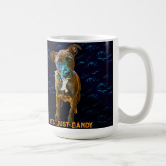 Colourful Pop Art Portrait — "It's Just Dandy" Coffee Mug