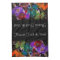 Colourful Poppy Flowers 1/2 Fold Kitchen Towel