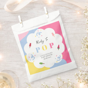 Colourful Popsicle Ready to Pop Baby Shower Favour Bag