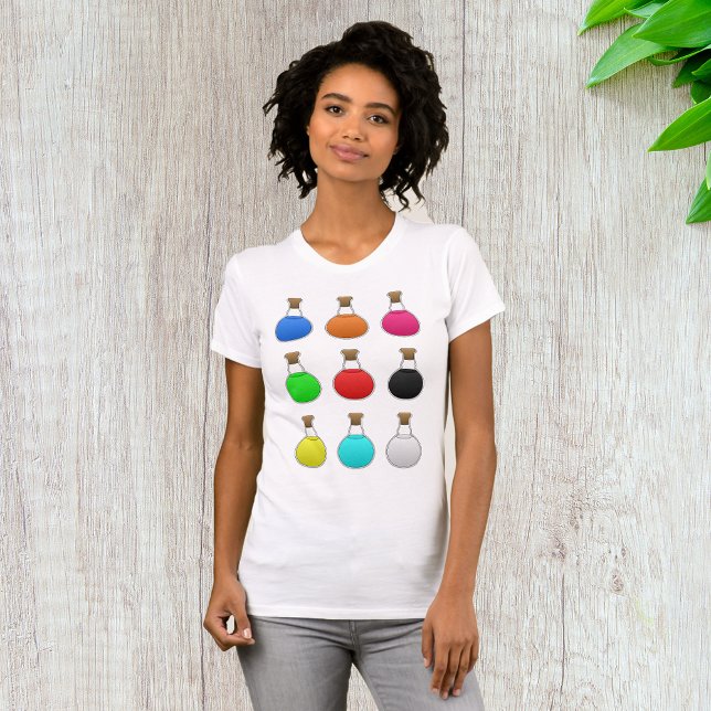 Colourful Potions Womens T-Shirt (Creator Uploaded)