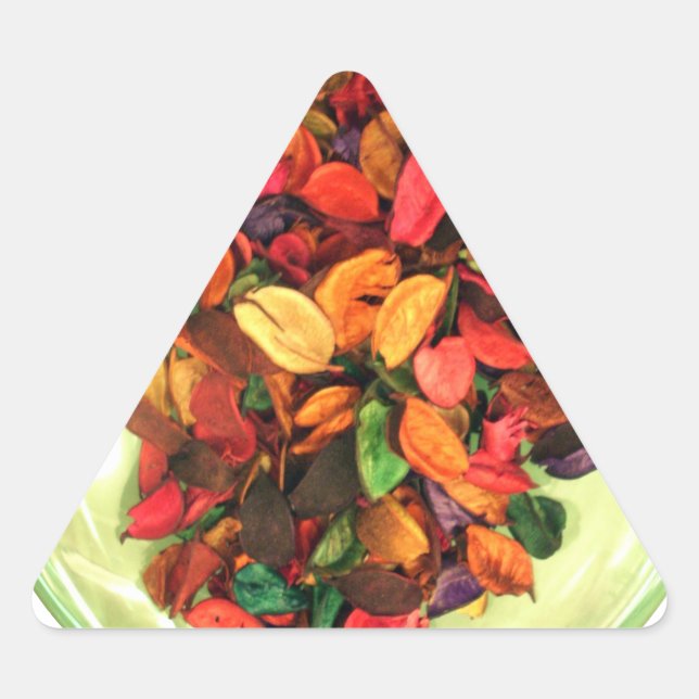 Colourful Potpourri: A Scent-sational Display Triangle Sticker (Front)
