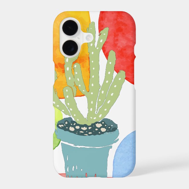 Colourful potted cactus (Back)