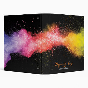 Colourful Powders Dyeing Log Binder